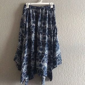 Flowy hollister midi skirt